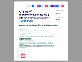 Cysview 100 mg intravesical solution