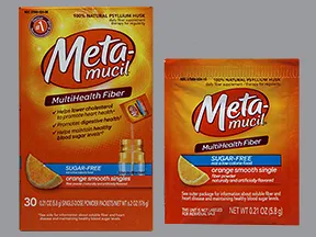 Metamucil Fiber Singles 3.4 gram oral powder packet