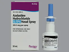 azelastine hydrochloride nasal spray dosing