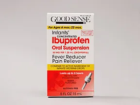 Infant's Ibuprofen 50 mg/1.25 mL oral drops,suspension
