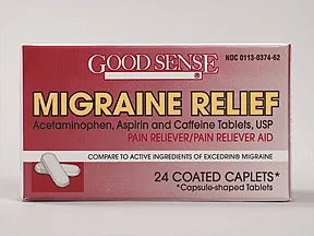 Migraine Formula 250 mg-250 mg-65 mg tablet