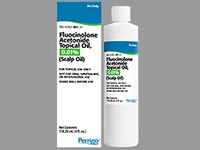 fluocinolone 0.01 % scalp oil and shower cap