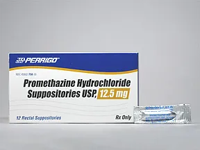 promethazine 12.5 mg rectal suppository