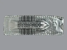 promethazine 12.5 mg rectal suppository