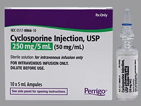 cyclosporine 250 mg/5 mL intravenous solution