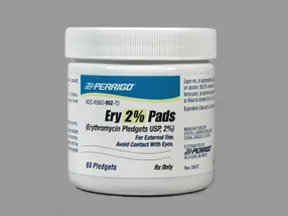 Ery Pads 2 % topical swab