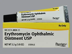 erythromycin 5mg/gm eye ointment