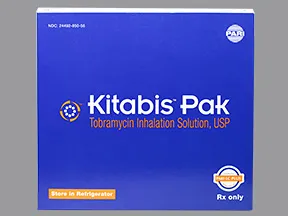 Kitabis Pak 300 mg/5 mL solution for nebulization