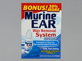 Murine Ear Wax Removal System 6.5 % drops