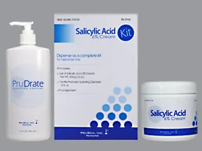 salicylic acid ER-ceramides 1,3,6-II 6 % topical kit,cleanser,cream ER