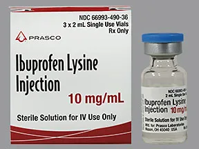 ibuprofen lysine (PF) 20 mg/2 mL intravenous solution