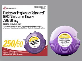 fluticasone 250 mcg-salmeterol 50 mcg/dose blistr powdr for inhalation