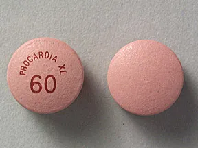 Procardia XL 60 mg tablet,extended release
