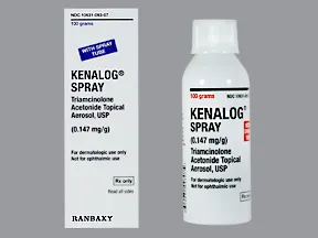 Kenalog 0.147 mg/gram topical aerosol