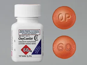 OxyContin 60 mg tablet,crush resistant,extended release