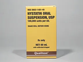 nystatin swish and swallow dosage oral thrush