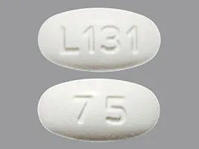 irbesartan 75 mg tablet