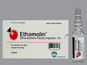 Ethamolin 5 % intravenous solution