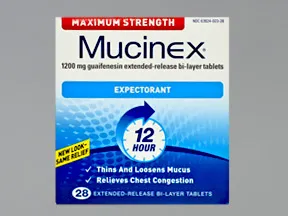 Mucinex 1,200 mg tablet, extended release