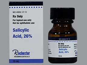 acid salicylic topical 26 liquid drug forming applicator film uses drugs
