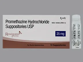 promethazine 25 mg rectal suppository