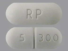 hydrocodone 5 mg-acetaminophen 300 mg tablet