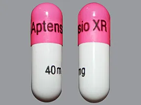 Aptensio XR 40 mg capsule,extended release sprinkle