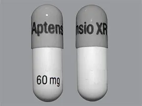 Aptensio XR 60 mg capsule,extended release sprinkle
