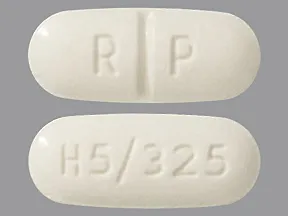 hydrocodone 5 mg-acetaminophen 325 mg tablet