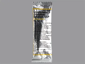 levalbuterol 0.63 mg/3 mL solution for nebulization