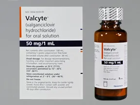 Valcyte 50 mg/mL oral solution