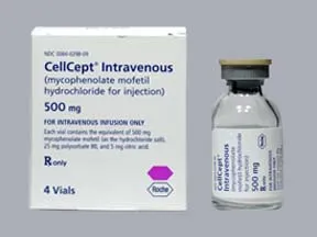 CellCept Intravenous 500 mg intravenous solution