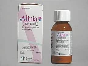Alinia 100 mg/5 mL oral suspension