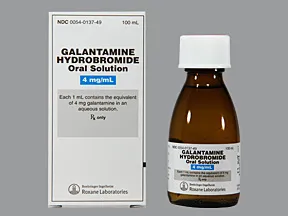 galantamine 4 mg/mL oral solution