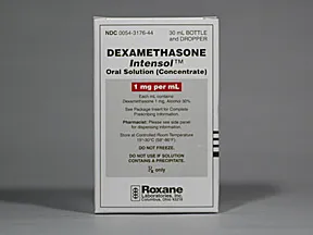 Dexamethasone Intensol 1 mg/mL Drops (concentrate)
