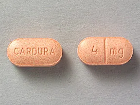 Cardura 4 mg tablet