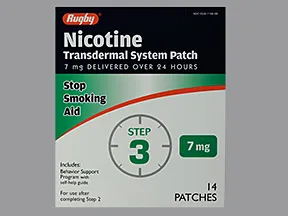 nicotine 7 mg/24 hr daily transdermal patch