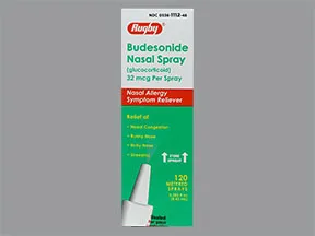budesonide 32 mcg/actuation nasal spray