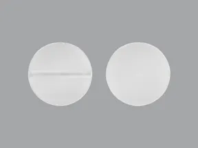 white rectangle scored pill