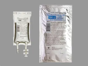 ciprofloxacin 200 mg/100 mL in 5 % dextrose intravenous piggyback