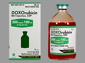 doxorubicin 2 mg/mL intravenous solution
