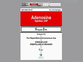 adenosine 3 mg/mL intravenous syringe