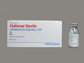 Claforan 2 gram solution for injection