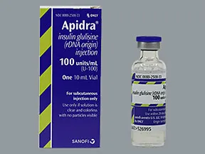 Apidra U-100 Insulin 100 unit/mL subcutaneous solution