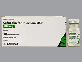 cefazolin 500 mg solution for injection