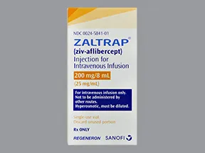Zaltrap 200 mg/8 mL (25 mg/mL) intravenous solution