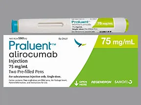 Praluent Pen 75 mg/mL subcutaneous pen injector