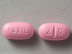 Paxil 20 mg tablet