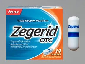 Zegerid OTC 20 mg-1.1 gram capsule