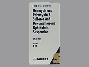 neomycin-polymyxin-dexameth 3.5 mg/mL-10,000 unit/mL-0.1% eye drops